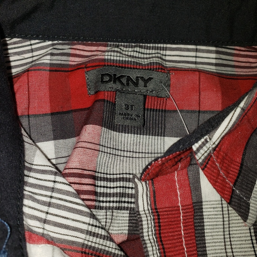 DKNY Shirt for kids Sz 3T - Picture 5 of 6
